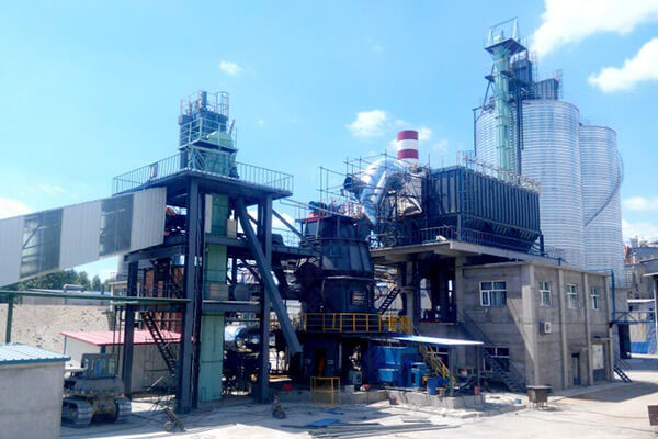 黑龍江年產(chǎn)35萬噸礦渣微粉總包生產(chǎn)線